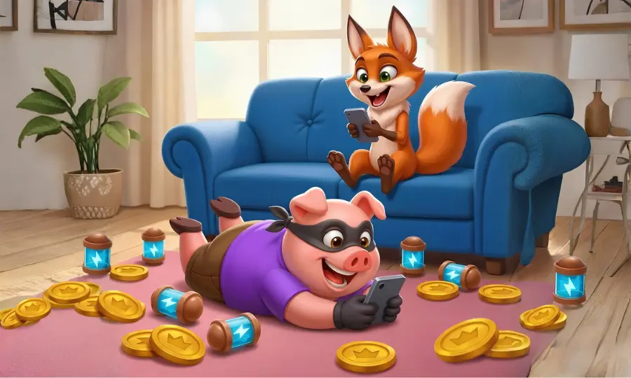coin master fox and pig checking whether Coin Master Free to Play or not