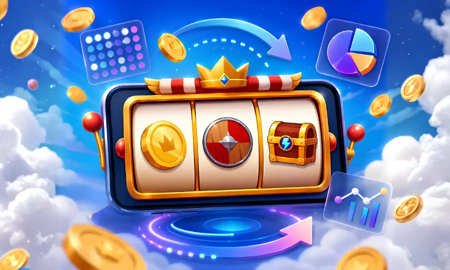 A colorful image of Coin master Slot machine